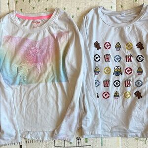 Cat & Jack and Despicable Me Minions Uniqlo HEATTECH Long Sleeve (Size: 7/8)